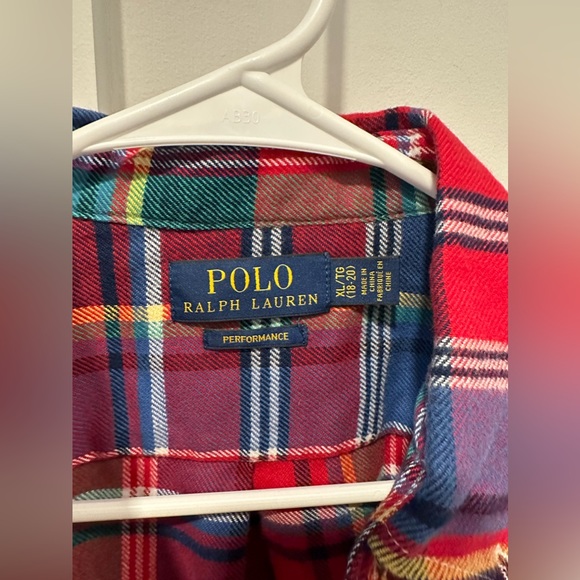 Polo Ralph Lauren Button Up flannel NWOT - Picture 2 of 5
